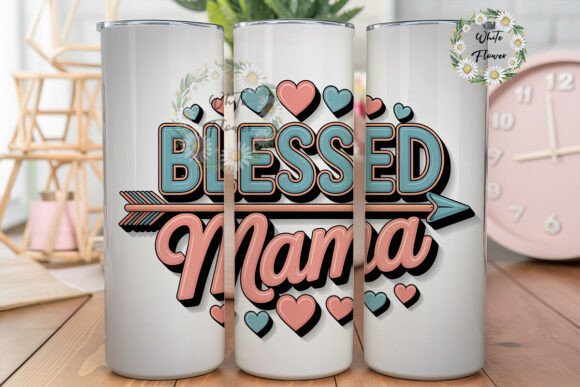 Blessed Mama Arrow Hearts Tumbler Wrap Design Review