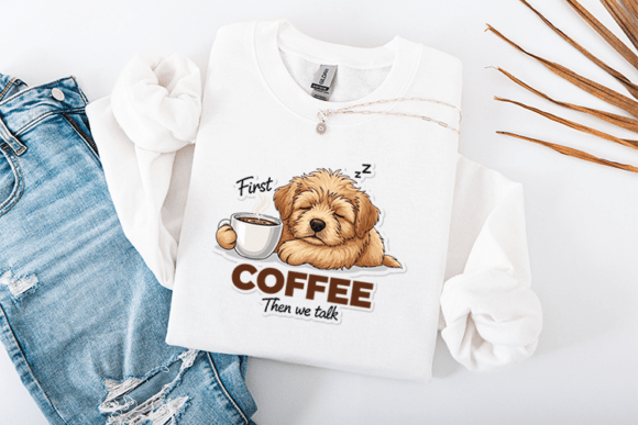 First Coffee then We Talk SVG Funny Dog Review