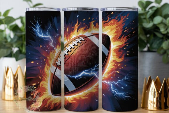 Flaming Football Tumbler Wrap Review
