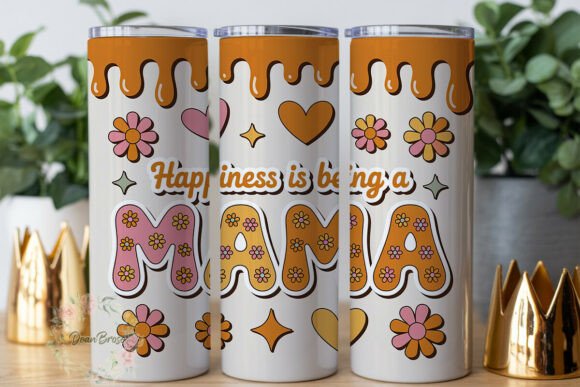 Floral MAMA Happiness Tumbler Wrap Review