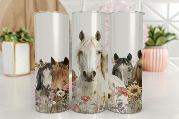 Forest Horses Tumbler Wrap Design Review
