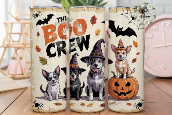 Halloween Dog Witch Pumpkin Tumbler Wrap Design Review