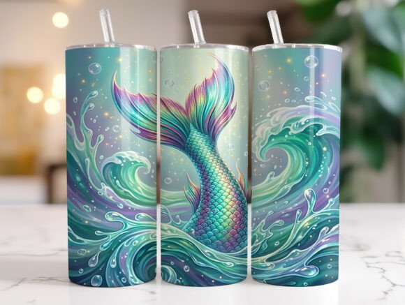 Mermaid Tails Tumbler Wrap Sublimation Review
