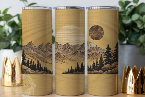 Mountain Forest Scene Tumbler Wrap Review