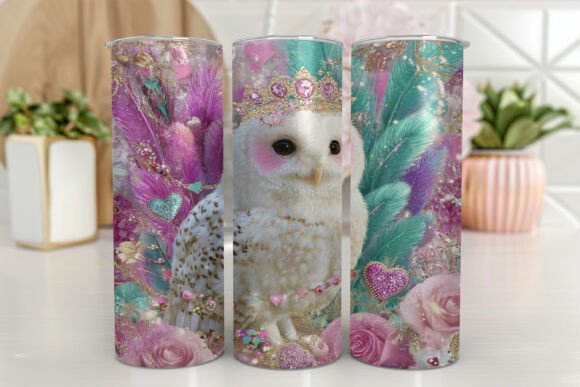Owl Tumbler Wrap Winter Woodland PNG Review