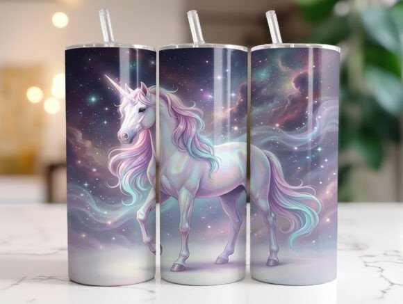 Pastel Galaxy Unicorn Fantasy Tumbler Review