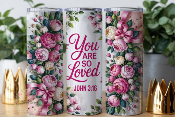 Pink Rose Floral Tumbler Wrap Design Review