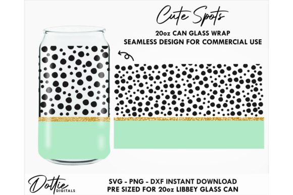 Spots 20oz Glass Can Wrap SVG Review