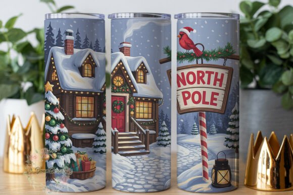 Winter Wonderland Cottage Tumbler Embroidery Design Review