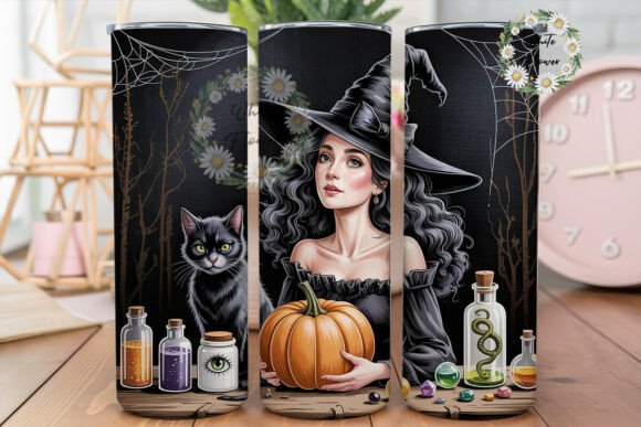Witchy Vibes Autumn Nights Tumbler Wrap Design Review
